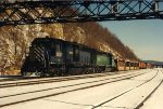 Stack train rolls west